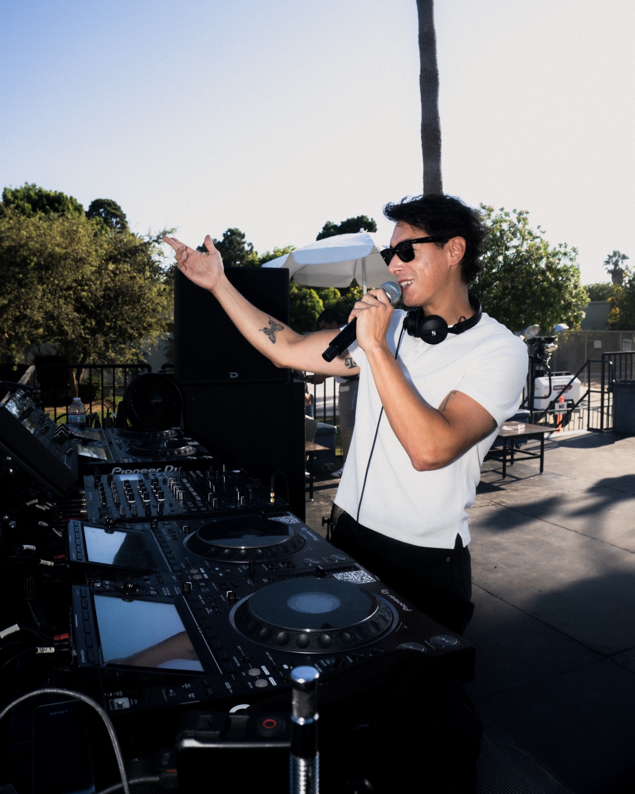 On the mic over the block