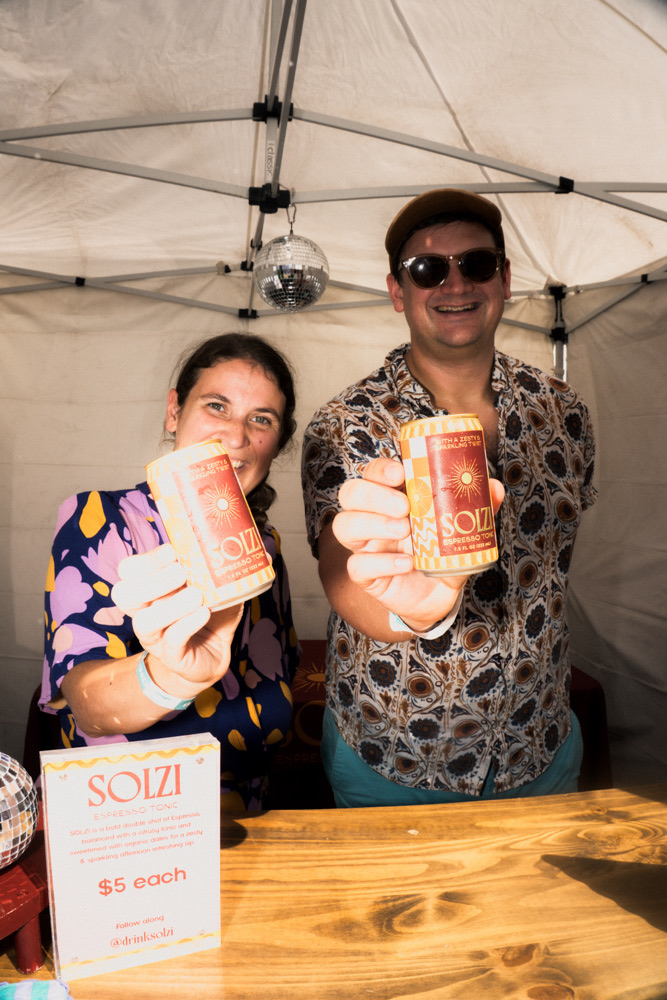 Solzi espresso tonics in the vendor village